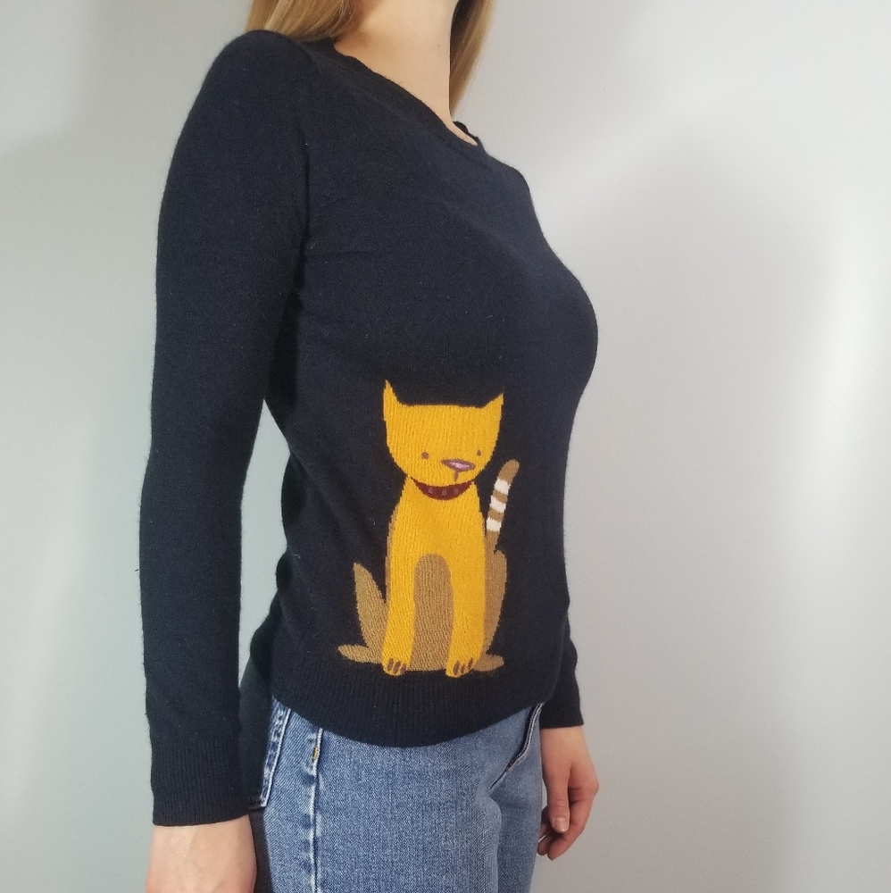 Cutest J.Crew cat sweater